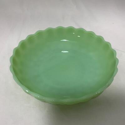 .332. VINTAGE | Fire King Jadite | Bubble Bowl | Serving Dish