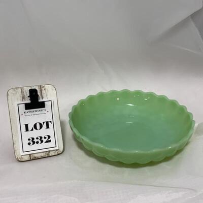 .332. VINTAGE | Fire King Jadite | Bubble Bowl | Serving Dish
