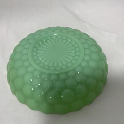.332. VINTAGE | Fire King Jadite | Bubble Bowl | Serving Dish