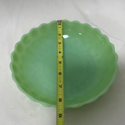 .332. VINTAGE | Fire King Jadite | Bubble Bowl | Serving Dish