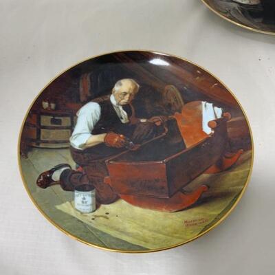 .343. Norman Rockwell Collector Plates