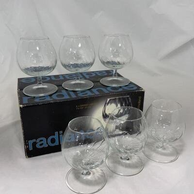 .342. Six Royal Leerdam Radiance | Grand Liqueur Glasses