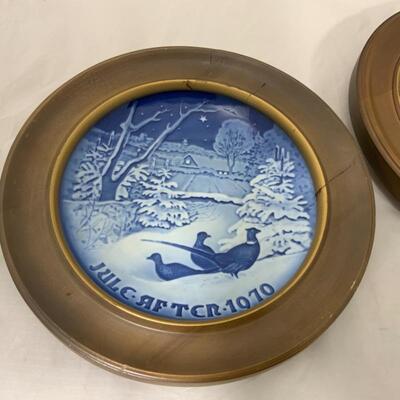 .344. VINTAGE | Bing & Grondahl | Christmas Plates | 1970 | 1971
