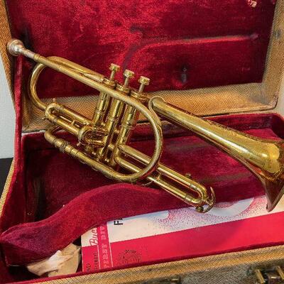 #6 King Cornet Trumpet, Vintage 