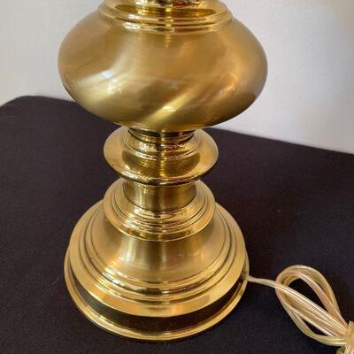 #13 Heavy Satin Brass Table Lamp
