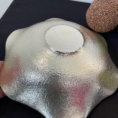 #33 Glass Metallic Finish with Decorative Balls 