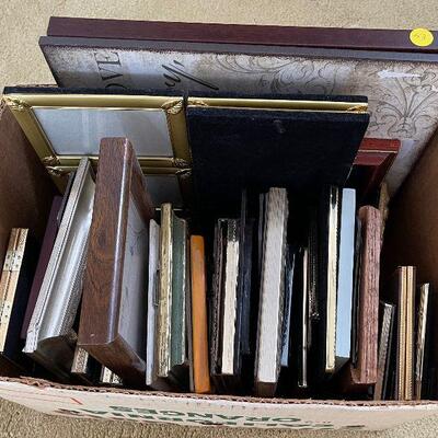 #53 Box if Picture Frames various sizes 