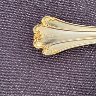 #79  GOLD Toned F.B. Rogers Flatware Service for 16 