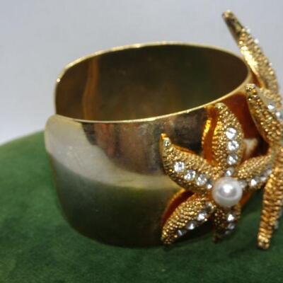 Gorgeous By the Sea Gold Cuff Bracelet! 