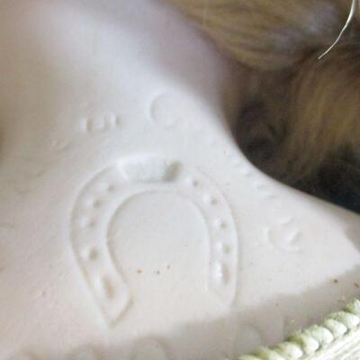 21" Heubach Horseshoe Doll 1000-01/2 Antique leather bodied.