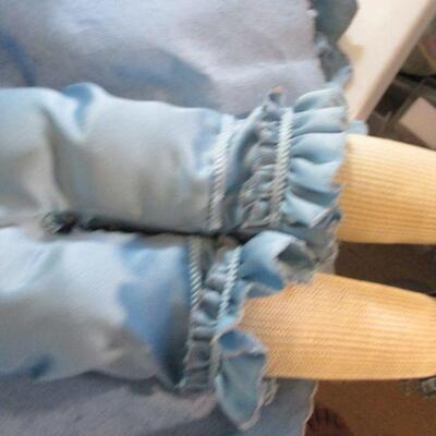 21" Heubach Horseshoe Doll 1000-01/2 Antique leather bodied.