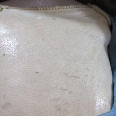 21" Heubach Horseshoe Doll 1000-01/2 Antique leather bodied.