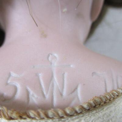 Antique Bisque â€œGerman Doll with Kid Body Unknown 12" (For Repair or Parts Only) Fixer Upper  