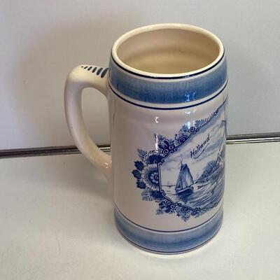 Delft Blauw hand painted beer stein