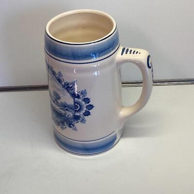 Delft Blauw hand painted beer stein