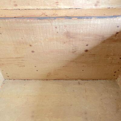 LOT 312  ANTIQUE TRUNK READY TO RESTORE