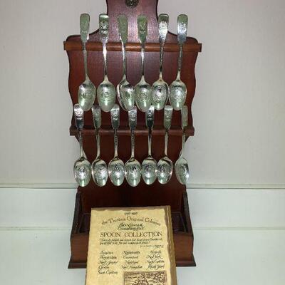Thirteen Original Colonies Spoon Collection