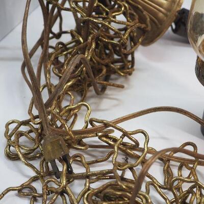 Lot 106 1970s hanging light chandelier