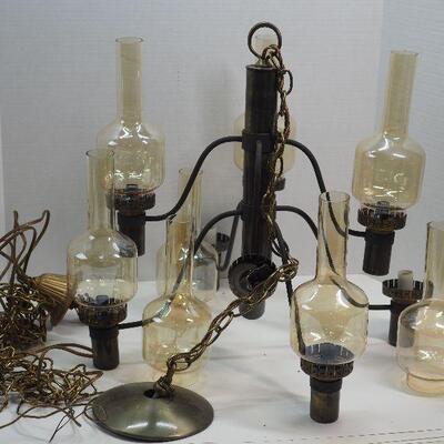 Lot 106 1970s hanging light chandelier