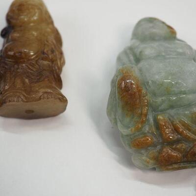 Lot 107 Carved real jade collection