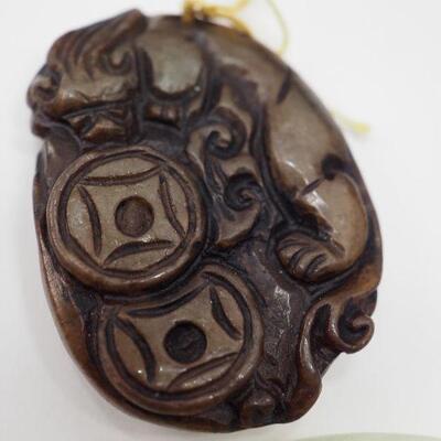 Lot 107 Carved real jade collection