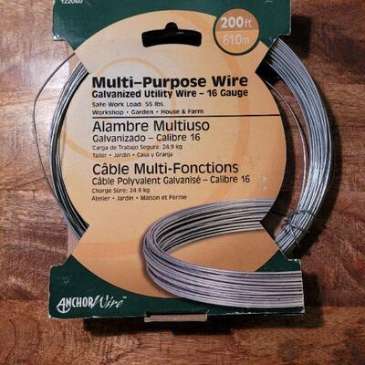 Galvanized utility wire