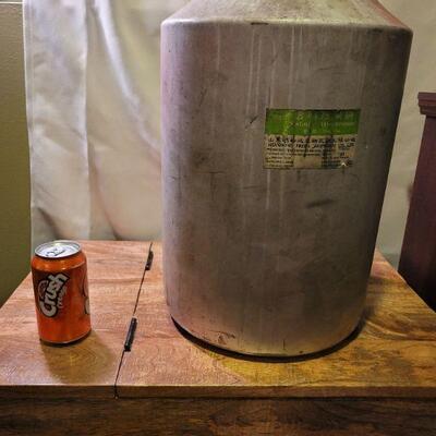 Big aluminum canister