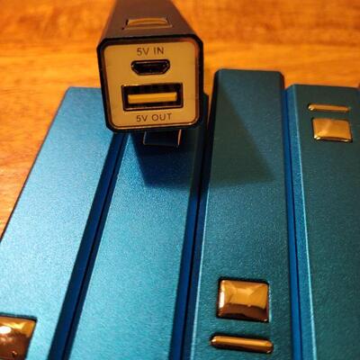 Portable USB chargers