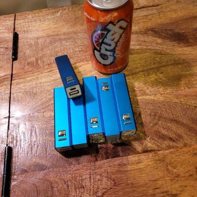 Portable USB chargers