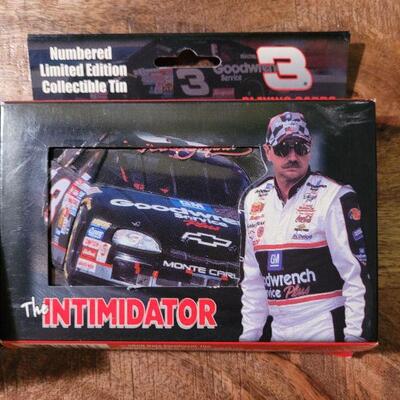 Nascar collectors tin and mini model kit