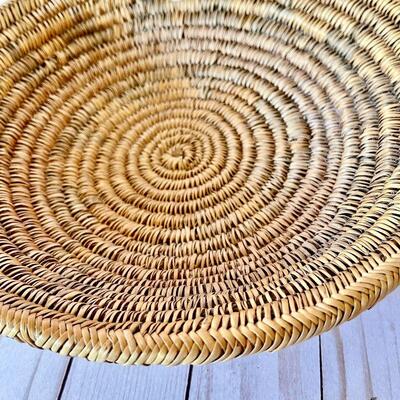 Lot 6  Navajo Medicine Basket Bowl Native American Basketry Corn Meal 