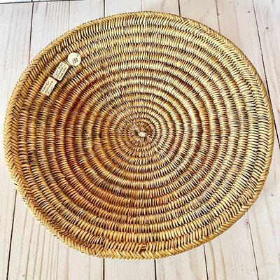 Lot 7  Navajo Medicine Bowl Basket Native American Basketry c. 1940 