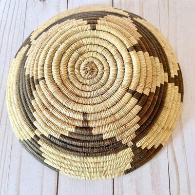 Lot 10  Papago? Coiled Basket Native American Basketry