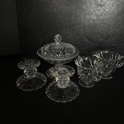 5 Pieces of cut Crystal