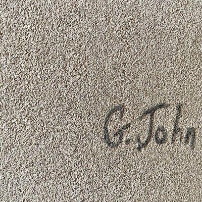 Lot 16  Framed Sand Art South West Pottery Signed G. John 