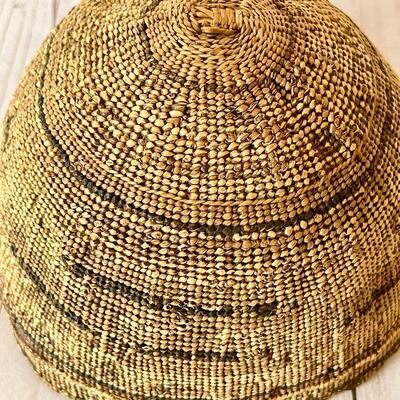 Lot 19  Antique Hupa Hat/Cap c.1900s Native American Basketry Early California No 2