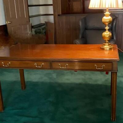 FABULOUS Kittinger Chippendale Style Writing Desk Console 