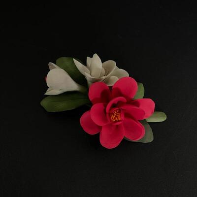 Capodimonte  Porcelain Japanese Camellia