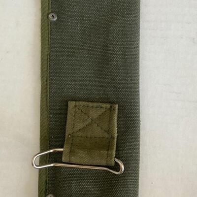 Machete with green fabric sheath 22" long Made in China 