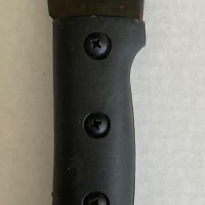Machete with green fabric sheath 22" long Made in China 
