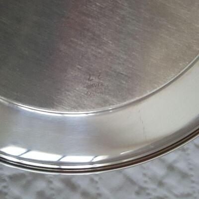 Set of 8 Hirsch Sterling Silver Plates