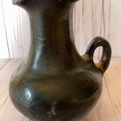 Lot 22  Native American Pottery Black Ware Pitcher 