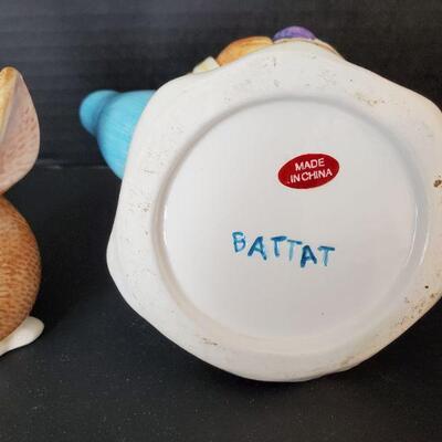 Bunny Tea pot, Creamer and Sugar Jar by Battat