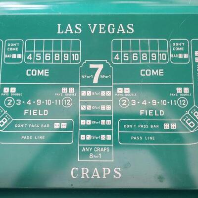 Las Vegas Craps Game Serving Tray