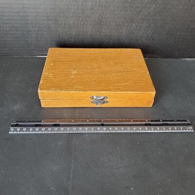 Vintage Christmas Block Puzzle Box