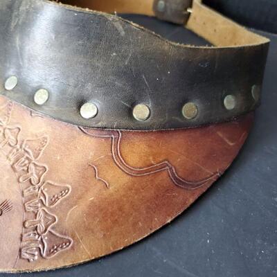 Vintage Handmade Leather Hat