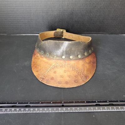 Vintage Handmade Leather Hat