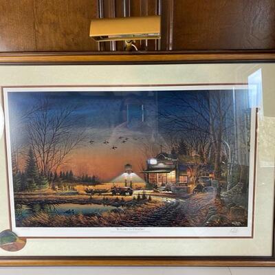 Terry Redlin Signed Lithograph with Certificate of Authenticity 