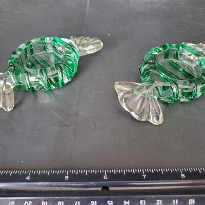 Glass Candy Votive Candle Holders (2)