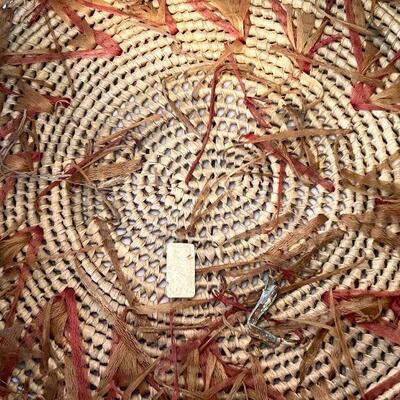 Lot 52  Native American Basketry Saint Nicolas Storage Basket c.1940 AS IS 